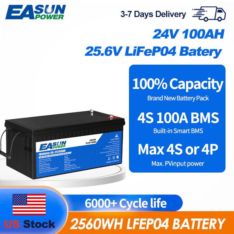Easun Power 24V 100Ah LiFePO4  - огляд і ціна Grid Tie Inverter Limiter 2000W